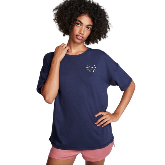 PINK Oversized Sleep Shirt - Picture 2 of 5